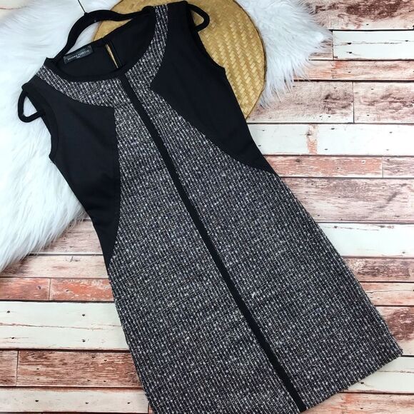Sandro ferrone‎ tweed illusion sheath dress - Picture 1 of 7